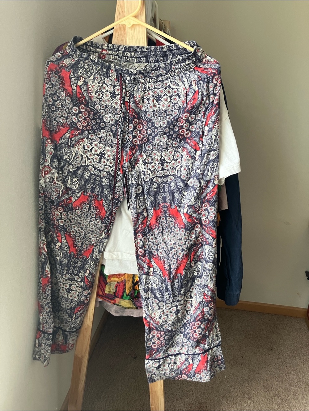 Anthropologie Florence Balducci Menagerie Flannel Sleep Pants XXS